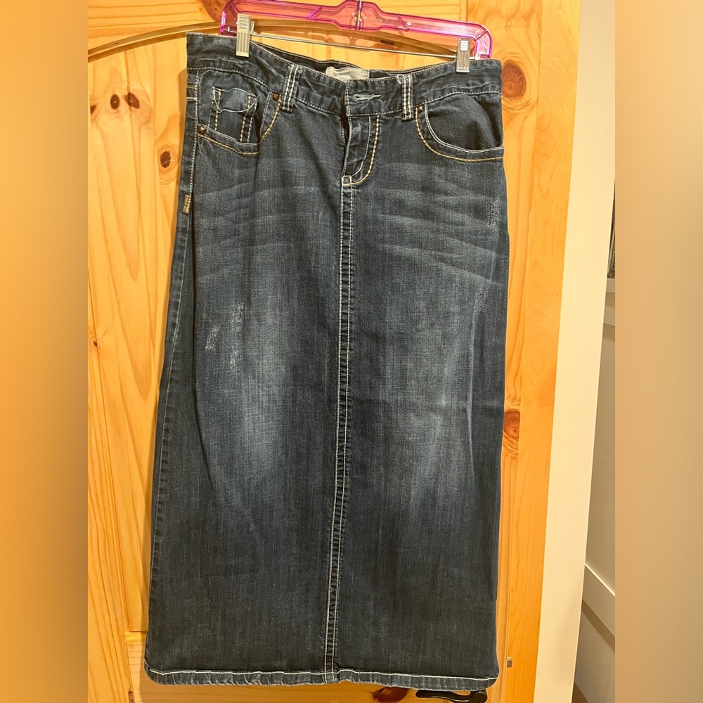 Maurice's Dark Denim Skirt